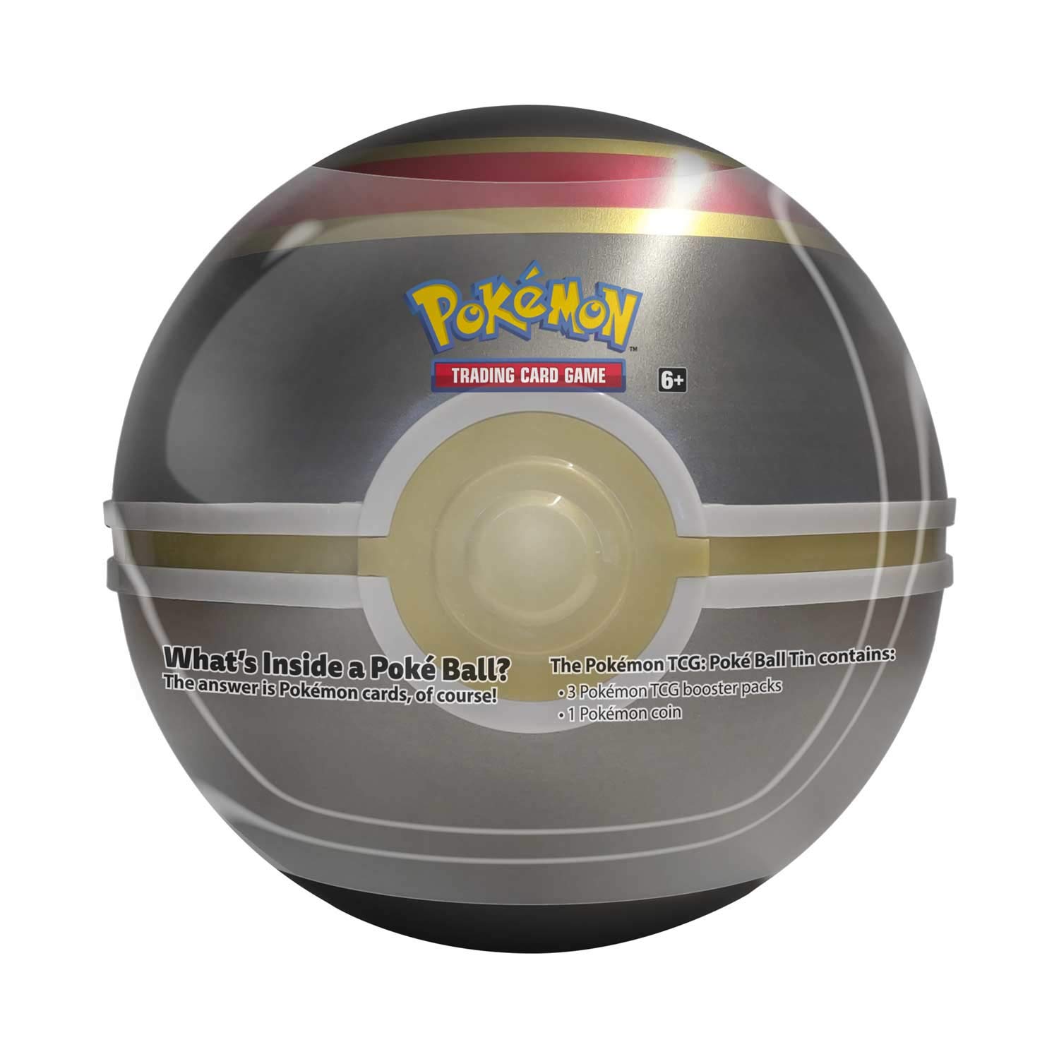 Amazon.com: Pokemon TCG: Poke Ball Luxury Ball Tin - 4